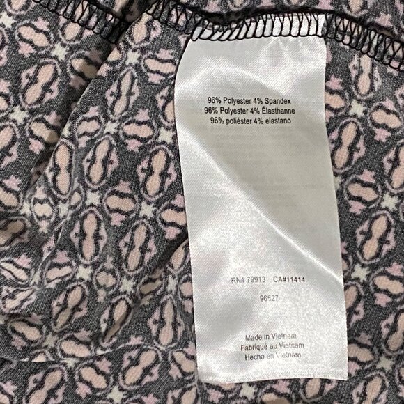 Motherhood Maternity Faux Wrap Dress M Geometric Print Career Office Church - Picture 5 of 6